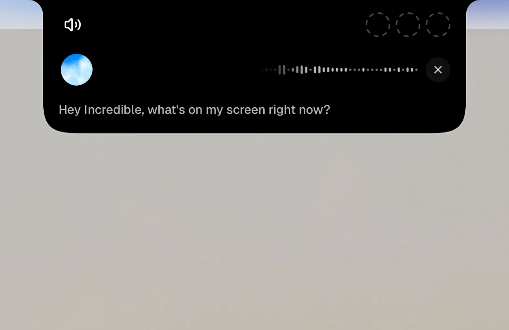 The Incredible voice bar