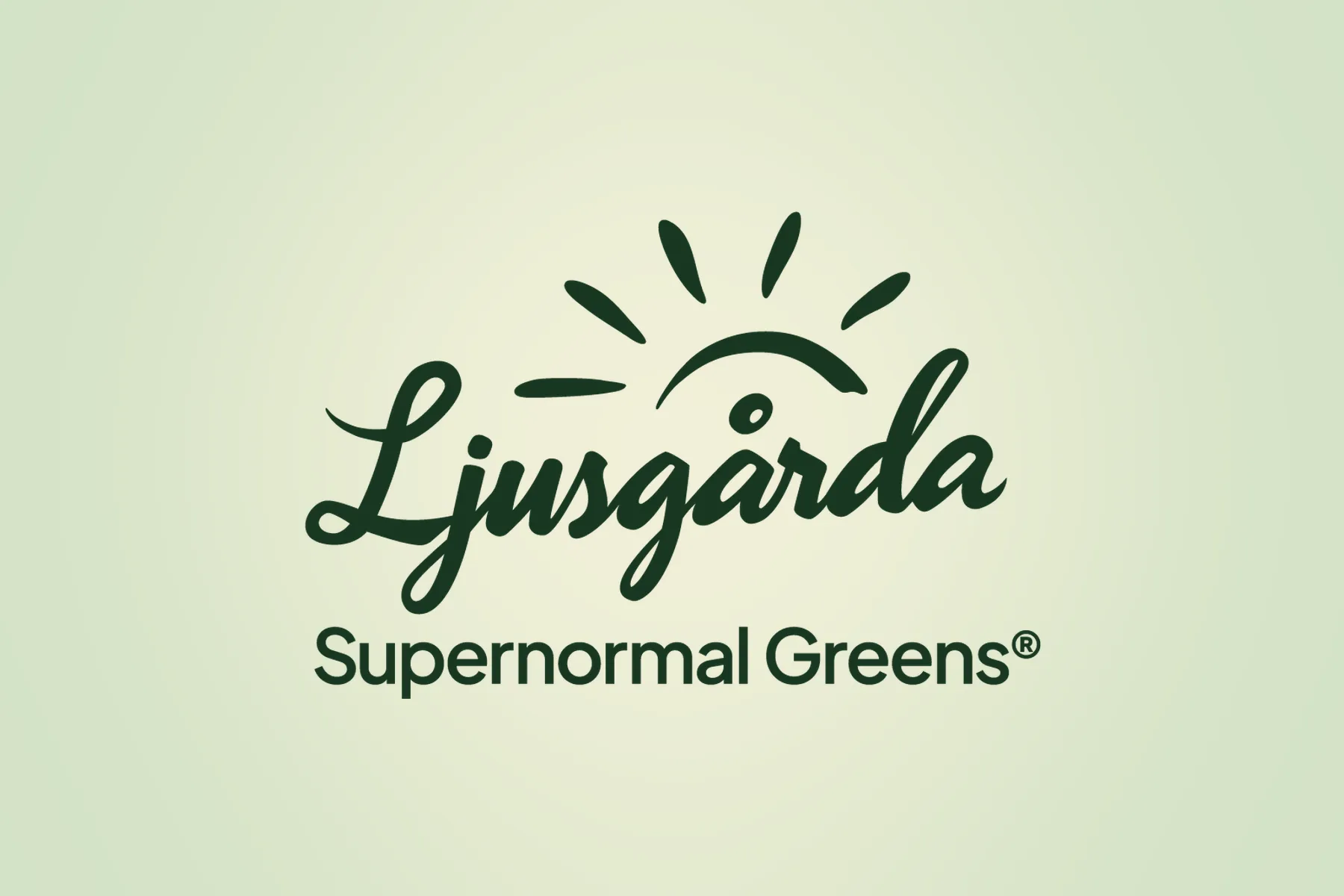 The Ljusgårda logo: Ljusgårda, Supernormal Greens