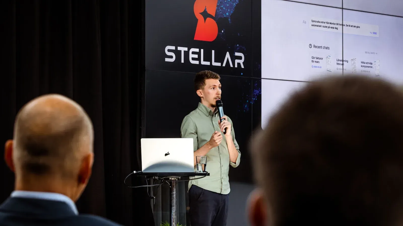 Presenting STELLA on stage at GRO36
