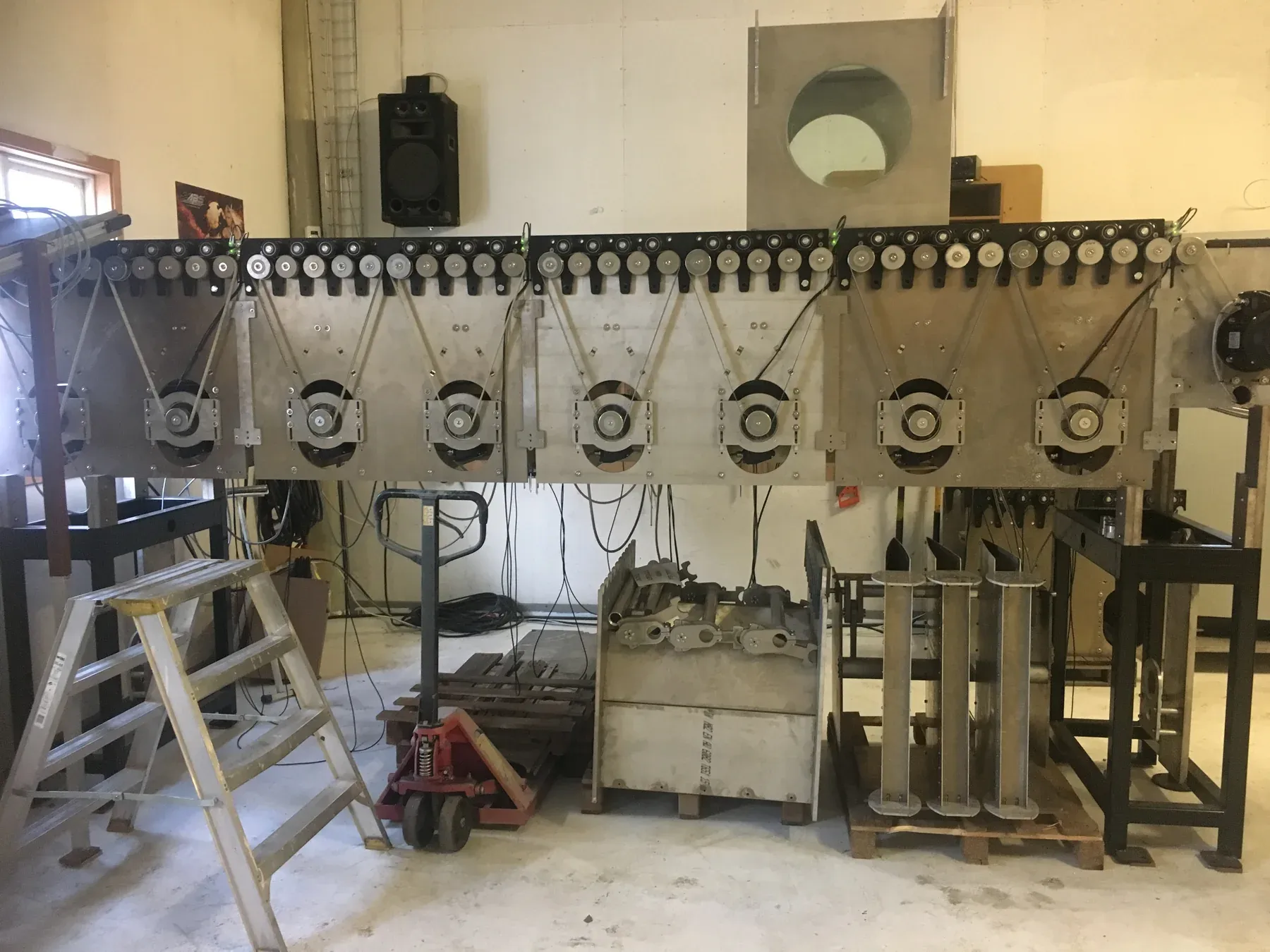 A machine under construction in the Tidaholm Industries workshop