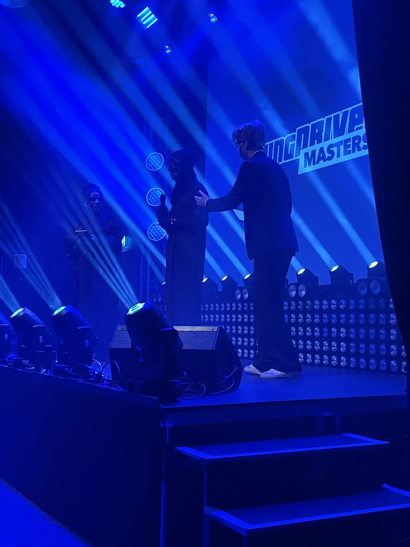 On stage at UngDrive Masters